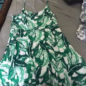 OLD NAVY leaf dress